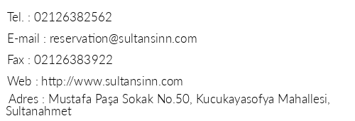 Sultan's nn telefon numaralar, faks, e-mail, posta adresi ve iletiim bilgileri